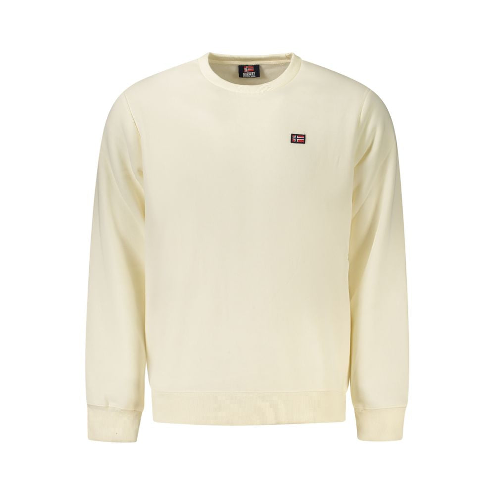 Norway 1963 White Cotton Men Sweater